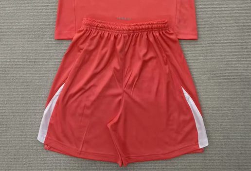 Fan Version 2025-2026 Juventus Red Goalkeeper Soccer Shorts Football Shorts