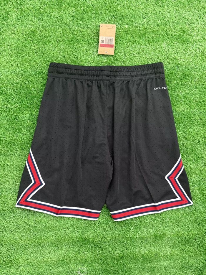 Fan Version 2025-2026 PSG AJ Black Soccer Shorts Football Shorts