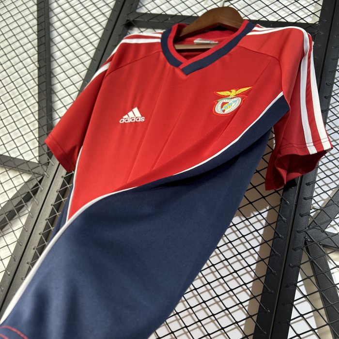 Retro Jersey 1999-2000 SL Benfica Home Soccer Jersey Vintage Football Shirt