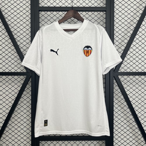 Fans Version 2025-2026 Valencia Home Soccer Jersey Football Shirt