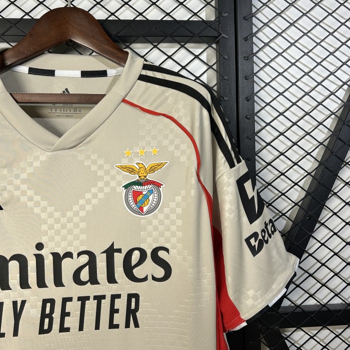 Fan Version 2025-2026 Benfica Third Away Soccer Jersey Football Shirt