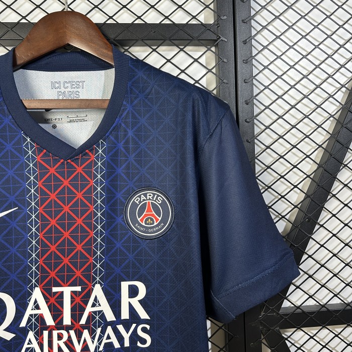 Fan Version 2025-2026 PSG Home Soccer Jersey Paris Football Maillot