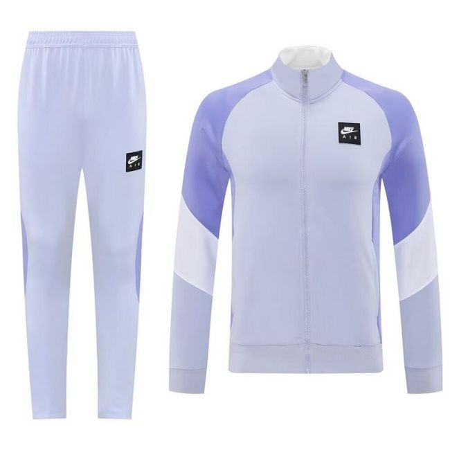 2025-2026 NK NJ18 Model Light Purple Soccer Training Jacket and Pants Football Tracksuit