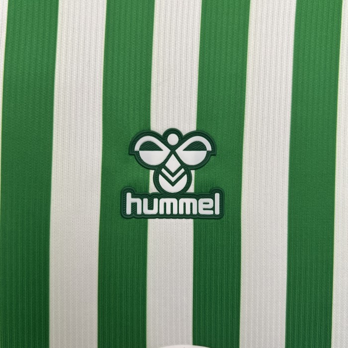 with Sponor Logo Fan Version 2025-2026 Real Betis Conference Final Soccer Jersey Football Shirt