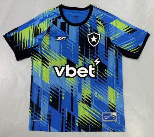 Fan Version 2025-2026 Botafogo Blue Goalkeeper Soccer Jersey Football Shirt