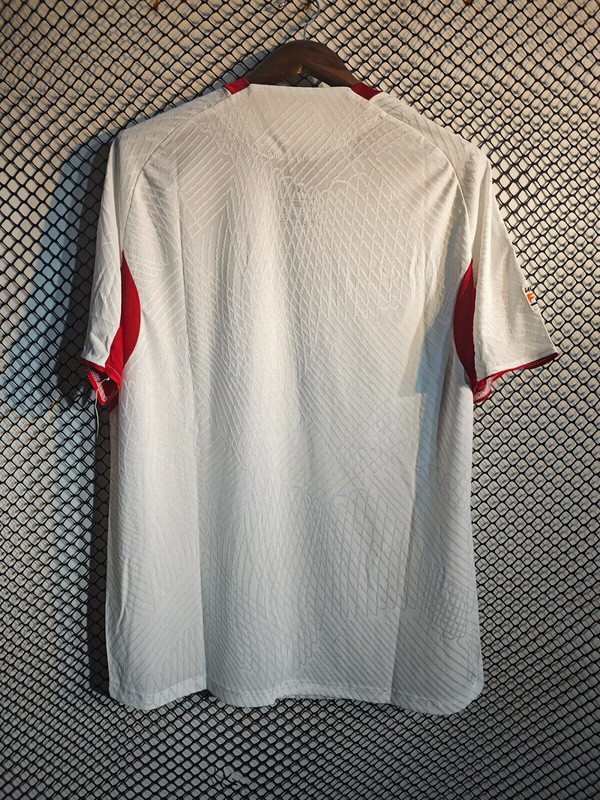 with UCL Patch Player Version 2025-2026 Sevilla Home Soccer Jersey Football Shirt