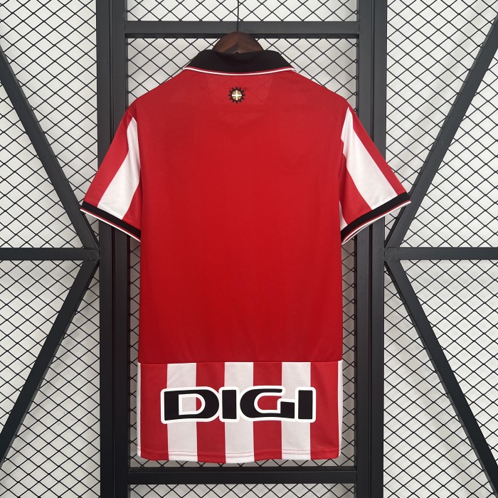 Fan Version 2025-2026 Athletic Bilbao Home Soccer Jersey Football Shirt