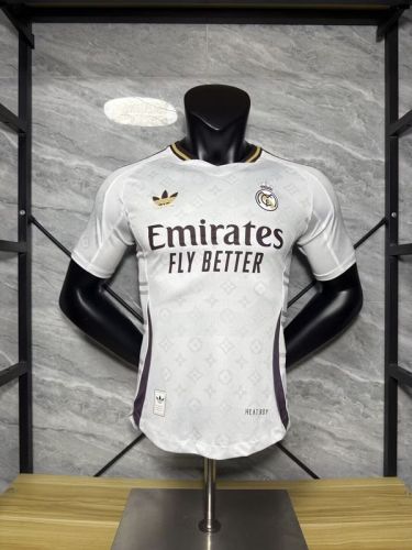 Player Version 2025-2026 Real Madrid LV Version Soccer Jersey Real Football Shirt