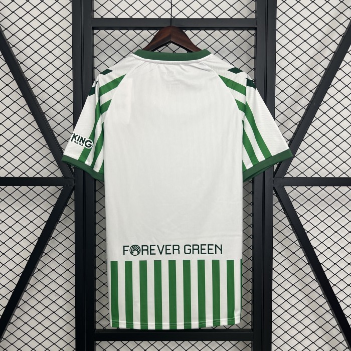 with Sponor Logo Fan Version 2025-2026 Real Betis Conference Final Soccer Jersey Football Shirt