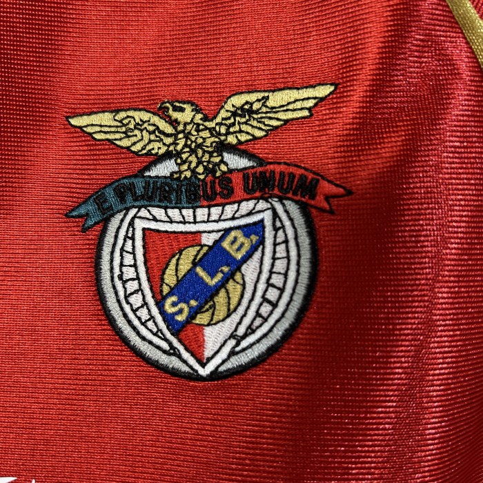 Retro Jersey 1998-1999 SL Benfica Home Soccer Jersey Vintage Football Shirt