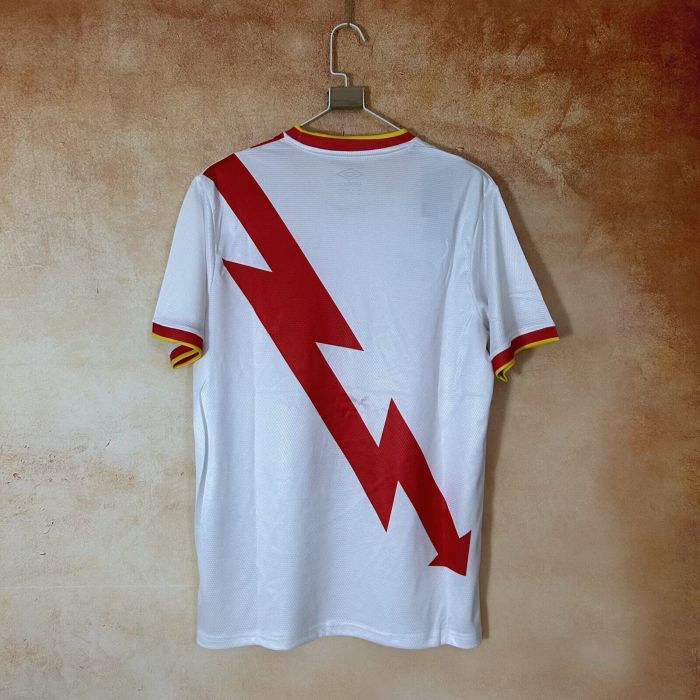 Fans Version 2025-2026 Rayo Vallecano Home Soccer Jersey Football Shirt