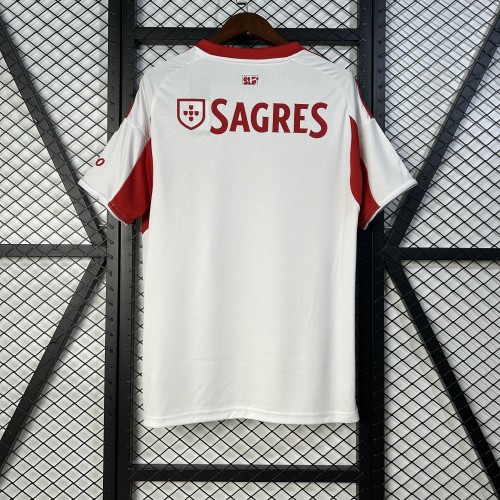 Fan Version 2025-2026 Benfica Away White Soccer Jersey Football Shirt