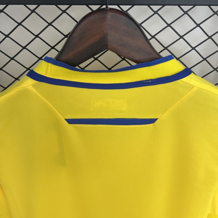 with LALIGA Patch Fans Version CADIZ 2025-2026 Cadiz Home Soccer Jersey Football Shirt