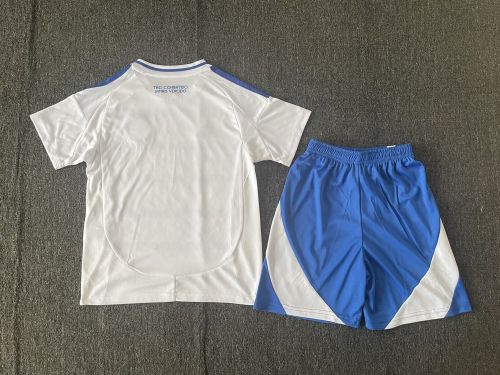 Youth Uniform Kids Kit 2025-2026 Cruzeiro Away White Soccer Jersey Shorts Child Football Set