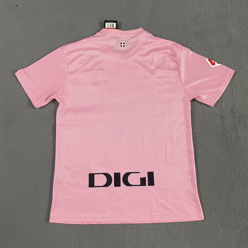 with Laliga Patch Fan Version 2025-2026 Athletic Bilbao Pink Goalkeeper Soccer Jersey Football Shirt