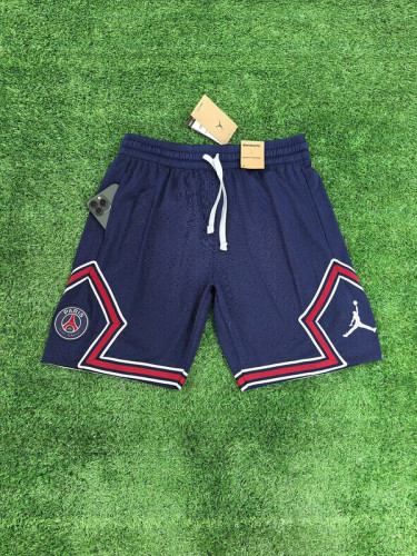 Fan Version 2025-2026 PSG AJ Dark Blue Soccer Shorts Football Shorts