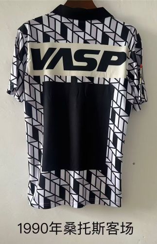 Retro Jersey 1990 Santos Away Soccer Jersey Vintage Football Shirt