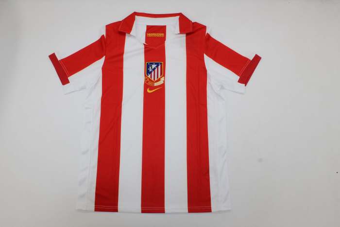 Retro Jersey 2003-2004 Atletico Madrid F.TORRES 9 Home Soccer Jersey Vintage Football Shirt