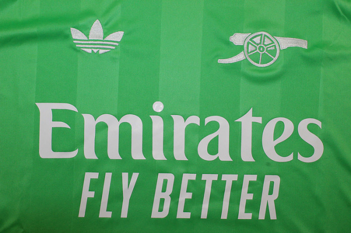 Fan Version Arsenal 2025-2026 Green Goalkeeper Soccer Jersey Football Shirt