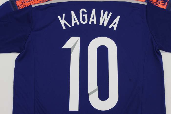 Retro Jersey Japan 2014 KAGAWA 10 Home Blue Soccer Jersey Vintage Football Shirt