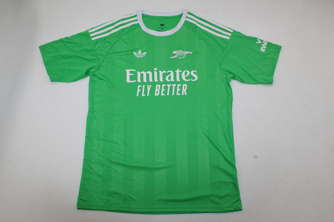 Fan Version Arsenal 2025-2026 Green Goalkeeper Soccer Jersey Football Shirt