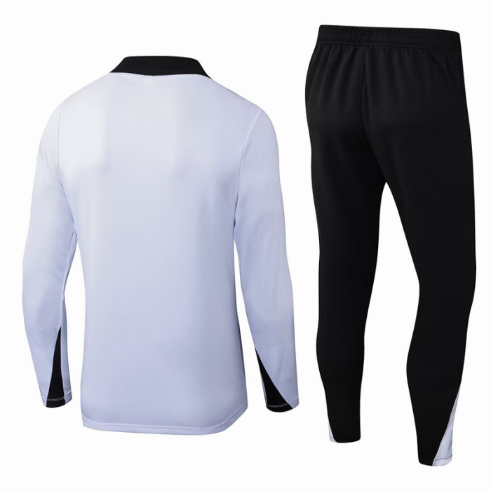 2025-2026 Corinthians White Soccer Training Sweater and Pants Football Kit