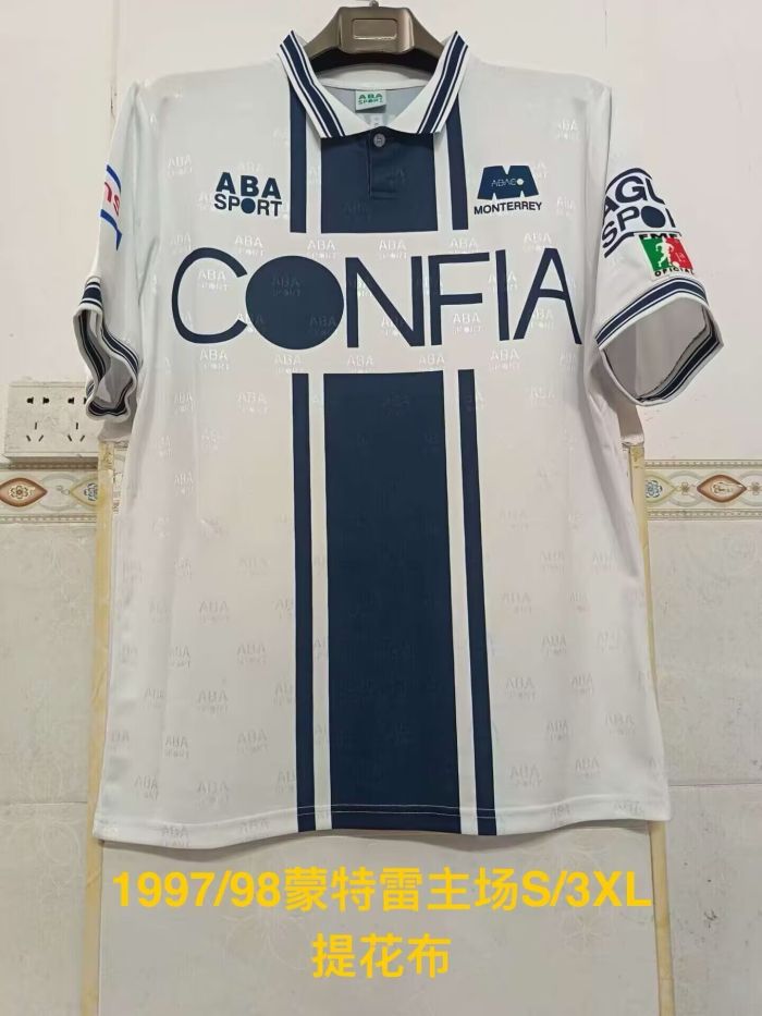 Retro Jersey 1997-1998 Monterrey Home Soccer Jersey Vintage Football Shirt