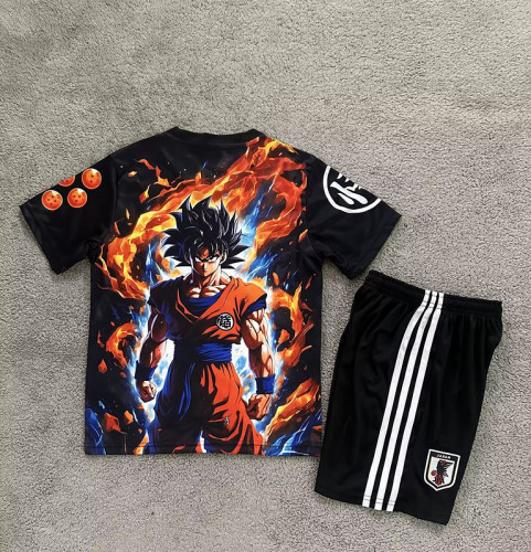 Youth Uniform Kids Kit 2025 Japan COMIC Soccer Jersey Shorts Child Football Set