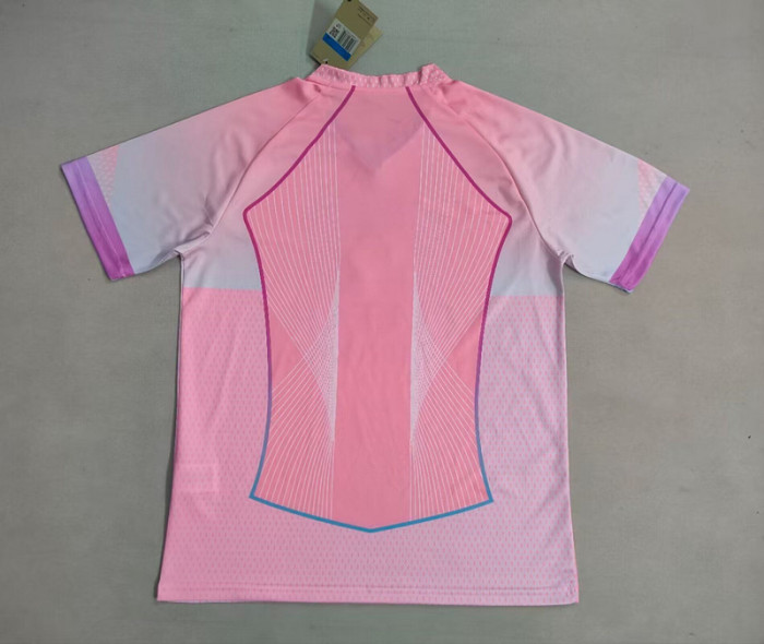 Fans Version 2025-2026 PSG Pink Soccer Jersey Paris Football Maillot