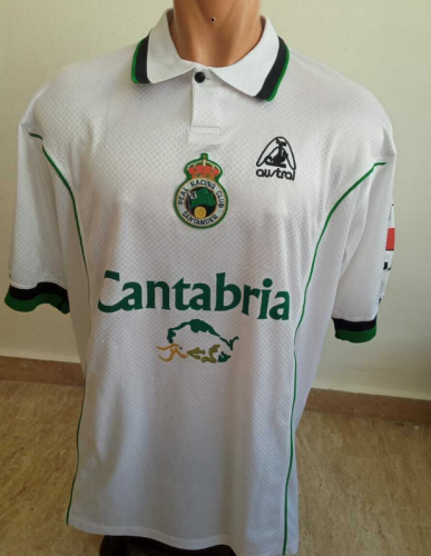 Retro Jersey 1998-1999 Racing Santander Home Soccer Jersey Vintage Football Shirt