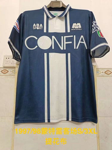 Retro Jersey 1997-1998 Monterrey Away Soccer Jersey Vintage Football Shirt