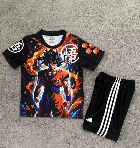 Youth Uniform Kids Kit 2025 Japan COMIC Soccer Jersey Shorts Child Football Set