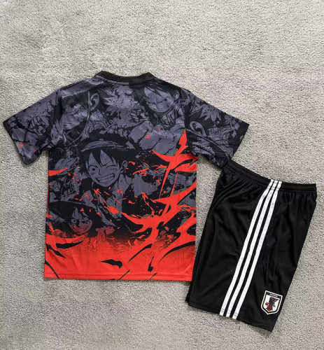 Youth Uniform Kids Kit 2025 Japan Comic Soccer Jersey Shorts Child Football Set