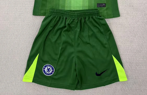 Fan Version 2025-2026 Chelsea Green Goalkeeper Soccer Shorts Football Shorts
