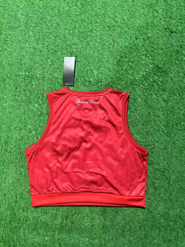Women 2025-2026 Manchester United Home Soccer Yoga Vest Girl Football Jersey