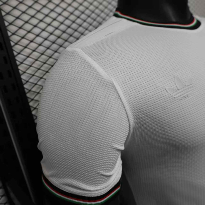 without Sponor Logo Maillot Juve Shirt Player Version Juventus 2025-2026 White Special Version Soccer Jersey Football Shirt