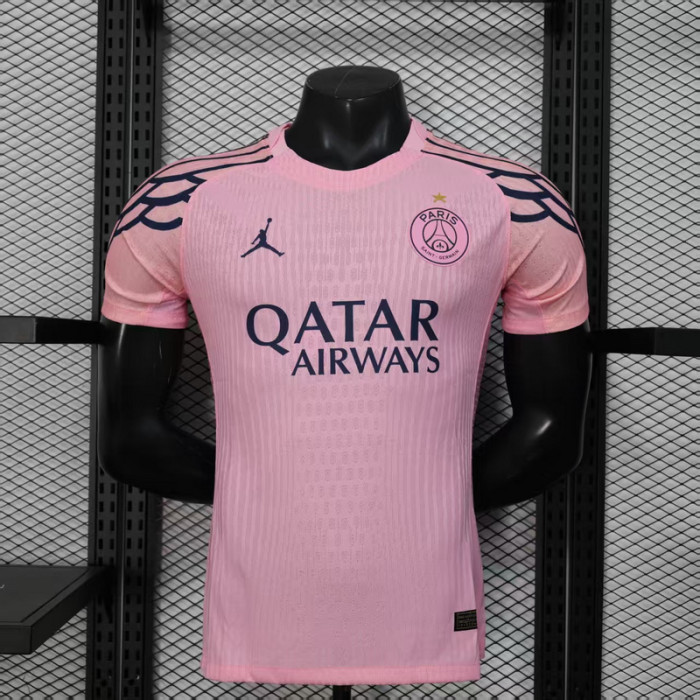 Player Version 2025-2026 PSG Pink Special Edition Soccer Jersey Football  Maillot