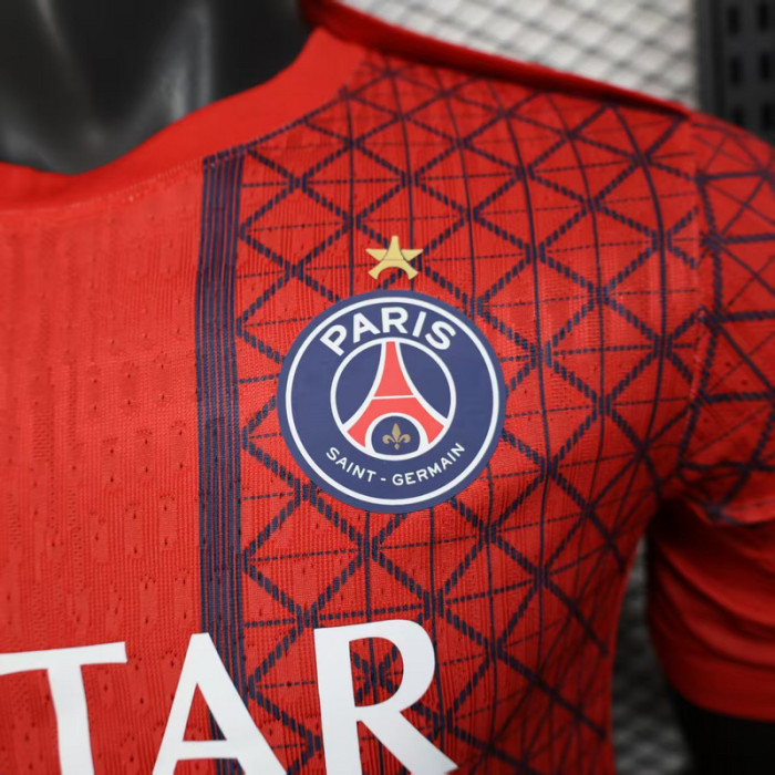 Player Version 2025-2026 PSG Soccer Training Jersey Football Pre-match Maillot