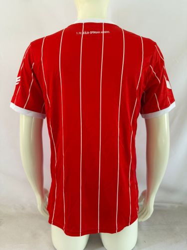 Retro Jersey 2017-2018 1. FC Köln Euro Match Version Home Soccer Jersey Koln Fooball Shirt