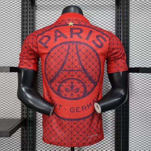 Player Version 2025-2026 PSG Soccer Training Jersey Football Pre-match Maillot