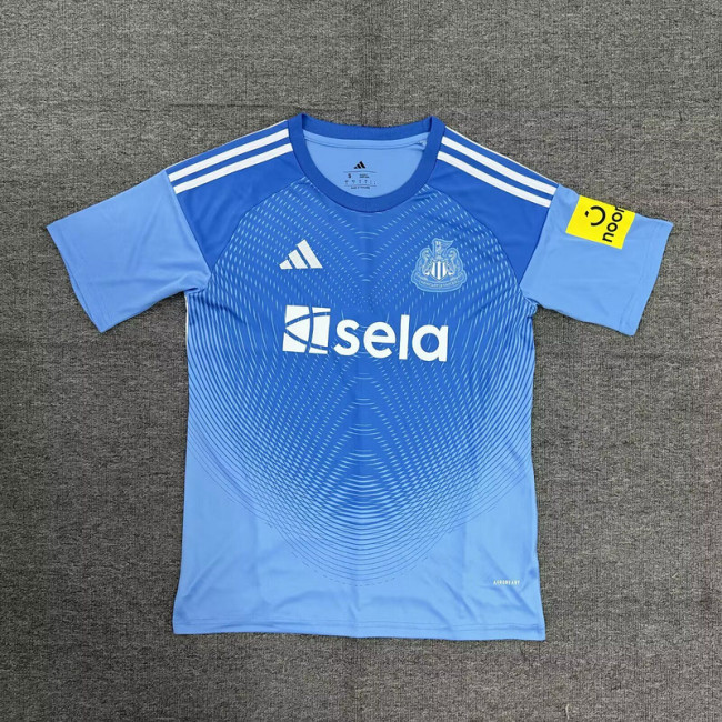 Fan Version 2025-2026 Newcastle United Blue Goalkeeper Soccer Jersey Football Shirt