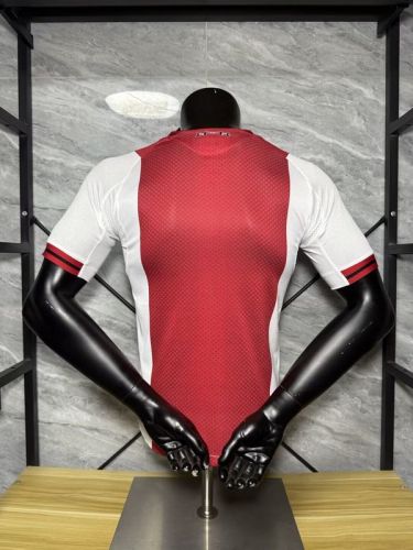 Player Version 2025-2026 Ajax Home Soccer Jersey Football Shirt