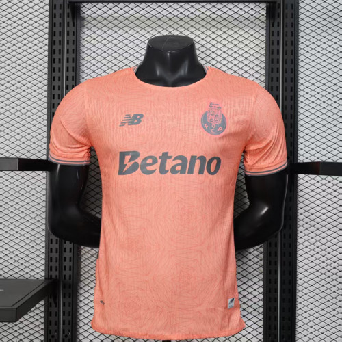 Player Version 2025-2026 Porto Away Pink Soccer Jersey Football Shirt