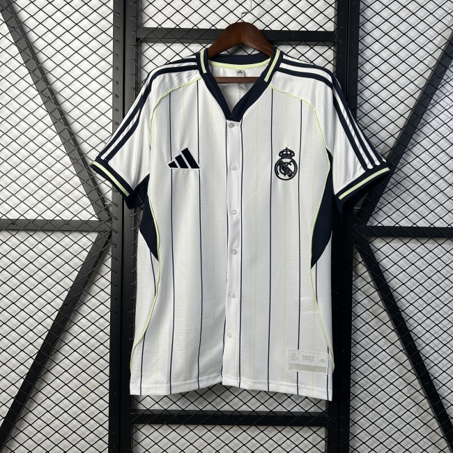 2025-2026 Real Madrid USpack Baseball Jersey MLB Shirt