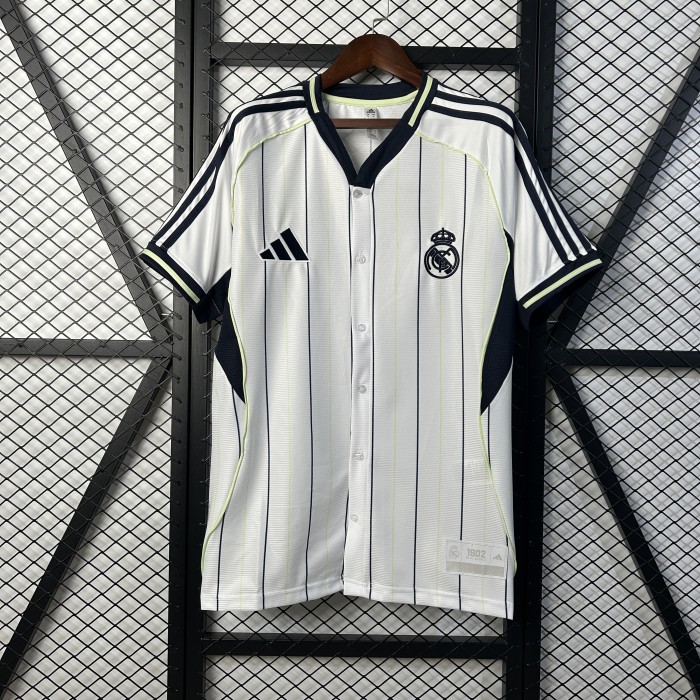 2025-2026 Real Madrid USpack Baseball Jersey MLB Shirt