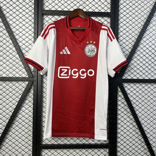 Fans Version 2025-2026 Ajax Home Soccer Jersey Football Shirt