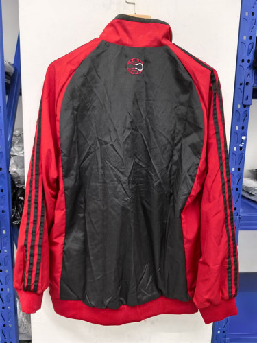 2025-2026 Ac Milan Red/Black Soccer Windbreaker Jacket Football Jacket