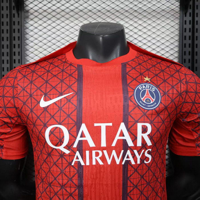 Player Version 2025-2026 PSG Soccer Training Jersey Football Pre-match Maillot