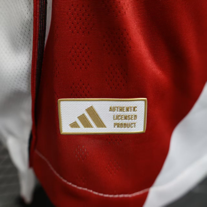 without Sponor Logo Player Version 2025-2026 River Plate Home Soccer Jersey Football Shirt