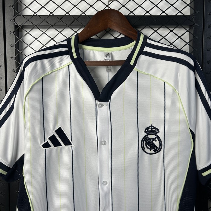 2025-2026 Real Madrid USpack Baseball Jersey MLB Shirt
